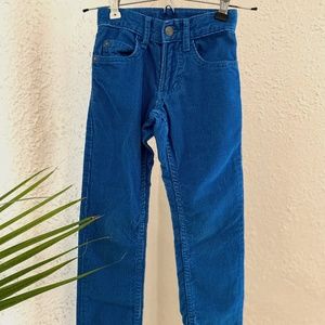 Gap Kids blue corduroy pants size 6 slim